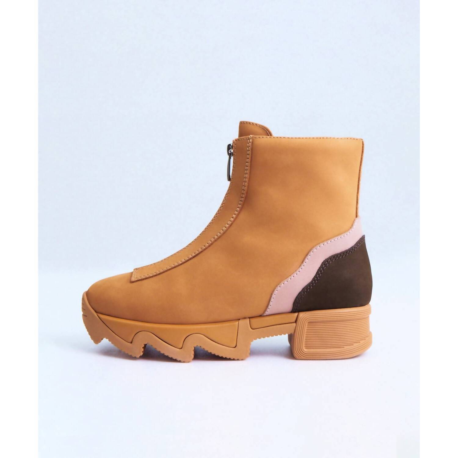 New Iri Women's Odele Zip-Up Leather Ankle Boots In Brown
